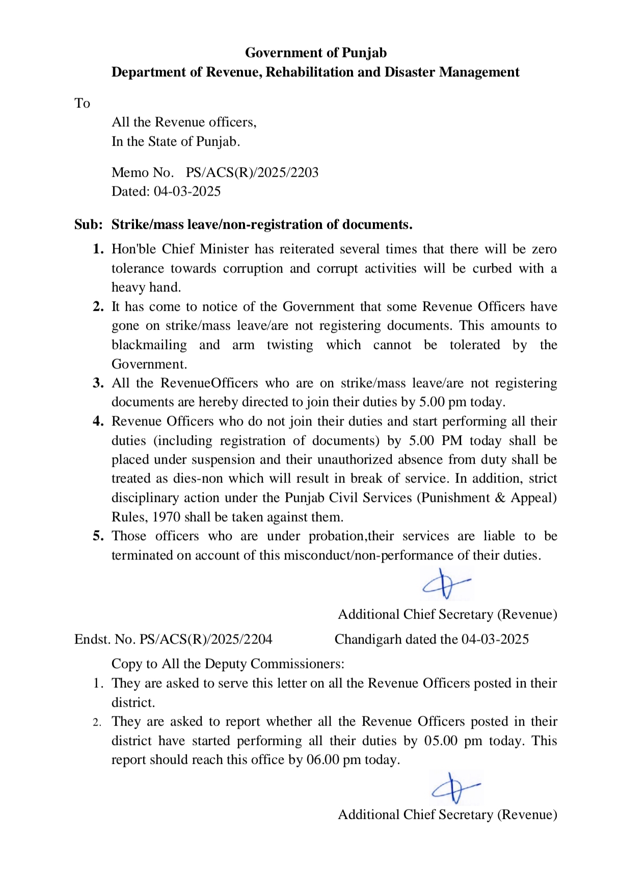 Warning tehsil punjab